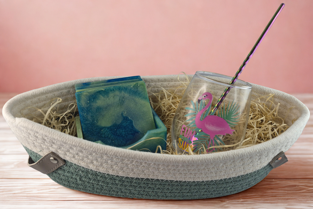 Coffret artisanal - Sous-verres Océan
